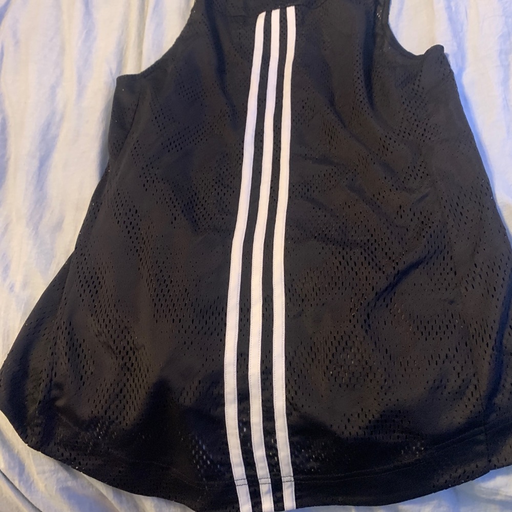 Adidas original mesh tank top small EUC